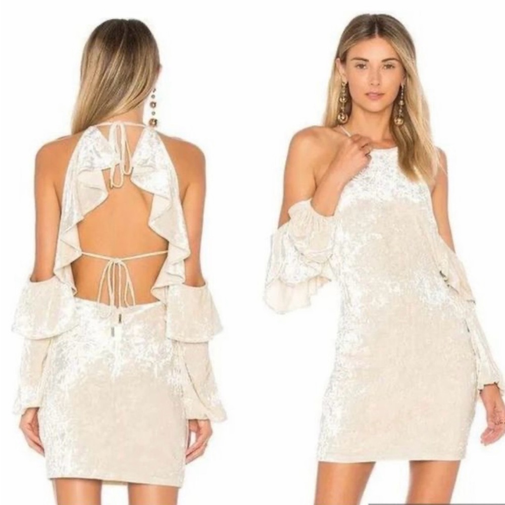 House of Harlow xRevolve NWOT Crushed Velvet Jo Dress Size XS